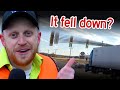 Stoplight BOUNCES itself to pieces!