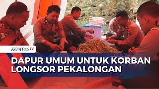 Dapur Umum Salurkan Logistik Korban Bencana Longsor Pekalongan, Akses Jalan Masih Jadi Kendala