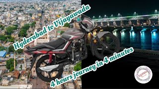 HYDERABAD TO VIJAYAWADA 4 HOURS IN 4 MINUTES | #hyderabad  | #vijayawada | #vallurupalem