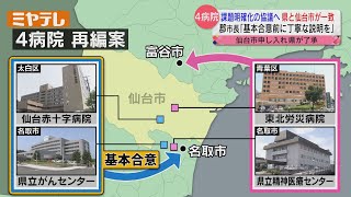 【4病院再編】県と仙台市「課題明確にするために協議行う」で一致【ミヤテレNEWS NNN】