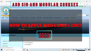 How to apply Meo Class 2 Coc?||Class 2 Coc Application Procedure! #meoexam#class2co#application#2023