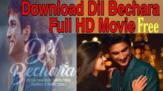 Dil Bechara Full Movie 2020 | Sushant Singh Rajput and Sanjana Sanghi Movie | How to download