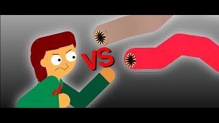 Boris V.S The Mongolian Death Worm | Stick Nodes Animation