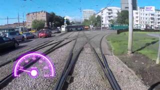 Travel Russia Moscow by tram №12