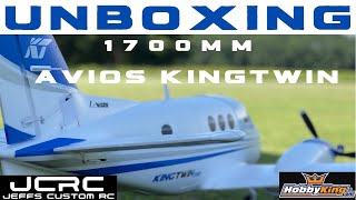 Avios 1700MM PNP Kingtwin SportsScale TurboProp from HobbyKing Unboxing by Jeff’S Custom RC