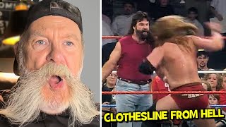 Dutch Mantell on Taking Bradshaw's Clothesline from HELL!