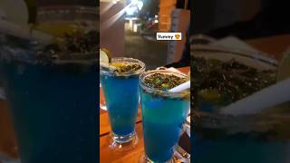 රු 300/= ට රසම Blue Mojitos බොන්න තැනක් 😍 #mojito #restaurant #srilankanfood