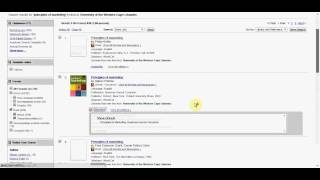 UWC Worldcat Local Tutorial