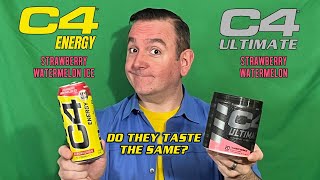 C4 Energy Strawberry Watermelon VS C4 Ultimate preworkout powder. DO they taste the same?