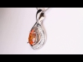 mandarin spessartite garnet pendant 2.84 carat