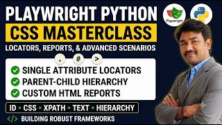 Mastering Playwright Python CSS Selectors Deep Dive #playwright #playwrightpython #automation
