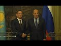 Russia's Lavrov meets new Kazakh Foreign Minister Murat Nurtleu | AFP