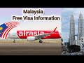 Malaysia Free on Arrival Visa | MDAC | Visa Processing | Technical Information