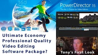 Best Economy Video Editing Software - Cyberlink PowerDirector 15