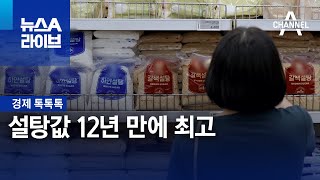 [경제 톡톡톡]설탕값 12년 만에 최고 | 뉴스A 라이브