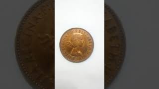 1959 Half Penny _Britain Elizabeth_سکه انگلیس