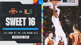Miami vs. Iowa State - Sweet 16 NCAA tournament extended highlights