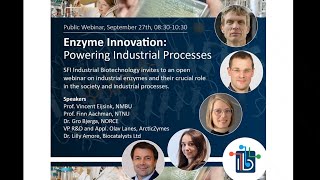 SFI IB Public webinar: Enzyme Innovations - Powering Industrial Processes