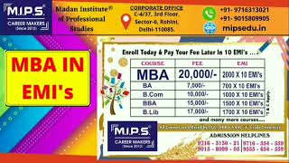 #mbainemi #mbadistancecourse #mba #short #shorts MBA Distance Course | MBA in EMI's | MBA Admission.