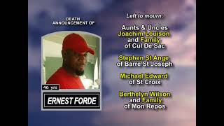 Ernest Forde ~ Long Obituary