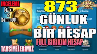 EFSANE BİRİKİM HESAP/YOK YOK BU HESAPTA- ZNİTH OYNAMALİ BİR HESAP #25 - RİSE OF KİNGDOMS