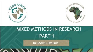Understanding Mixed Methods Research - Part 1