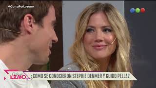 Stephanie Demner y Guido Pella en el diván de Cortá por Lozano