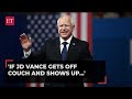 'Can't wait to debate JD Vance...': Tim Walz drops 'get off the couch' joke on Trump's running mate