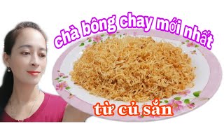 Cách làm CHÀ BÔNG CHAY mới nhất  từ củ sắn không có bánh mì #monchayngon #queemmientay