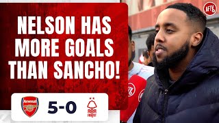 Arsenal 5-0 Nottingham Forest | Reiss Nelson Has More Goals Than Sancho! (Livz)