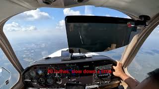 Flying a Beechcraft  V-Tail Bonanza! The infamous Tail Wag!