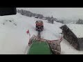 schneeräumung hochalpenstraße teil 2 ❄️ mit john deere und unimog u400🏔 asmr winter snow