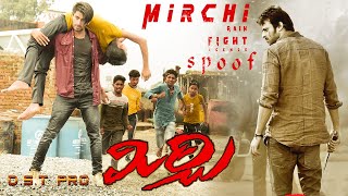 Mirchi Movie Prabhas Rain Fight Spoof | Sudha chan | dj golu 420 | mirchi movie spoof | south movie