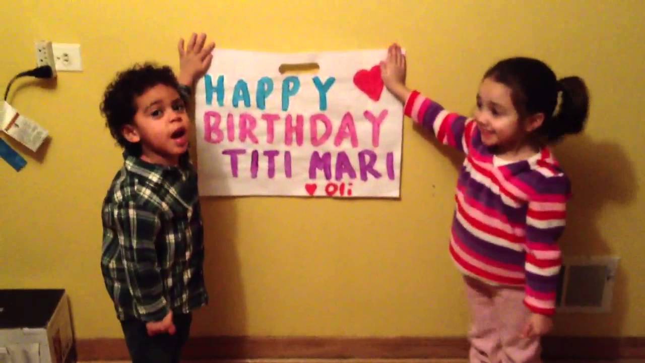 Happy 38th Birthday Mari! Take #2 - YouTube