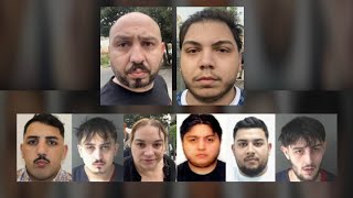 2 international theft ring suspects arrested, 6 others remain at large