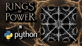 Generating The Rings of Power Theme in Python [2D Random Walk]