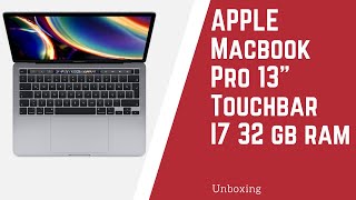 Apple Macbook Pro 13 2020 i7 32 GB Ram Unboxing