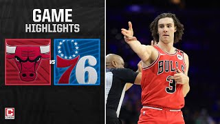 Chicago Bulls Team Highlights vs. Philadelphia 76ers - Game Highlights | CHSN Chicago Bulls