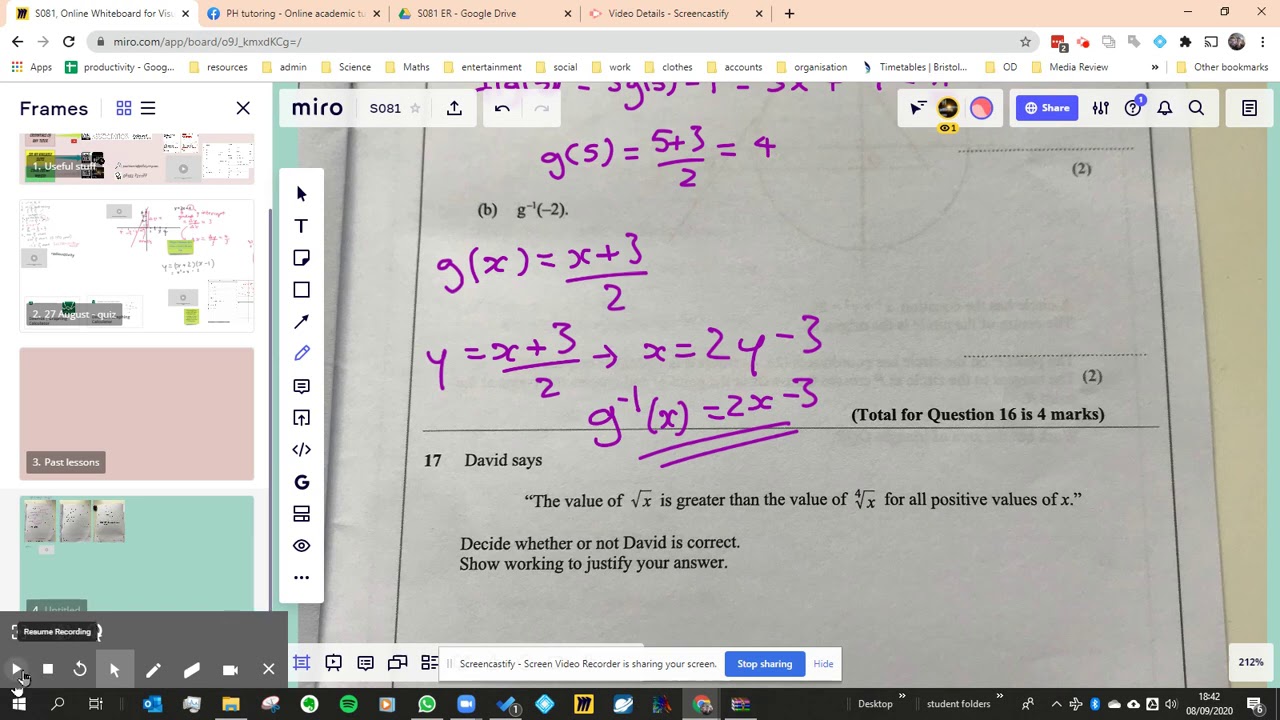 Inverse Functions (GCSE Maths) - YouTube