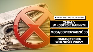 Czy ustawa o mowie nienawiści zamknie nam usta? Komentuje prof. Ryszard Piotrowski