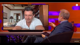 Orlando Bloom has been singing to his daughter with Katy Perry | The Graham Norton Show - BBC