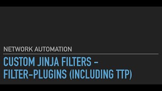 Jinja filter plugins incld. ttp