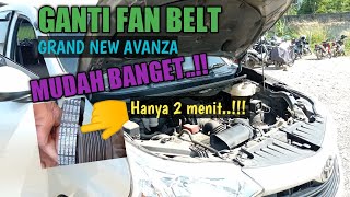 #60 Cara mudah ganti fan belt Grand new avanza