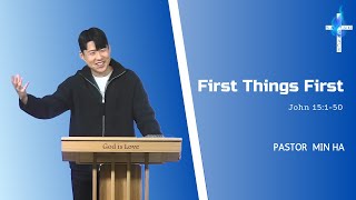 Saving Grace Sunday Service | Sermon by Pastor Min Ha (01/12/2025)