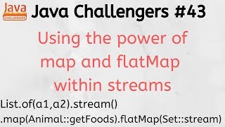 Java Challengers #43 - stream, map, flatMap