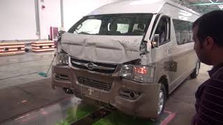 CHTC VAN Passed the Front Crash Test For GCC