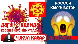 Кыргызстанда дагы 2 адамда коронавирус аныкталды 25-03-20