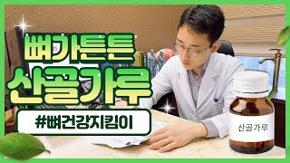 [산골가루] *동의보감* 뼈와 관절에 좋은 물질, 제대로 먹어야 합니다!