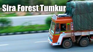 Sira Forest Range : Continue Heavy Load Traffic on Chitradurga-Tumkur-Bengaluru Highway