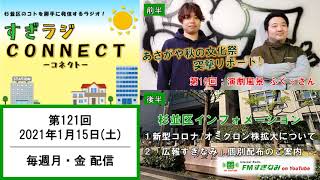 【月・金配信】すぎラジCONNECT#121 ー杉並の情報発信番組ー